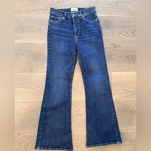 Frame Denim Dark Blue Flare Jeans